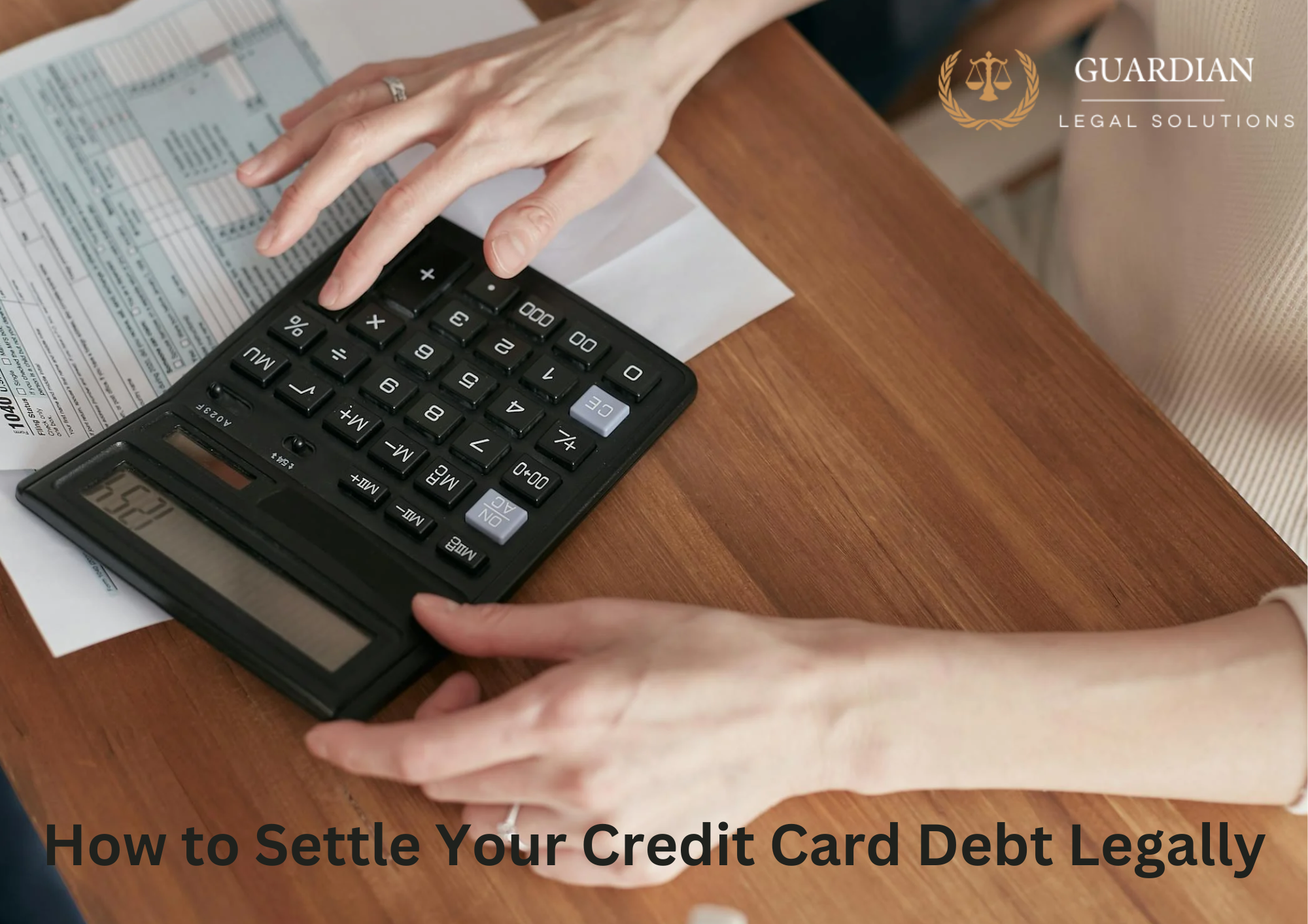 How to Settle Your Credit Card Debt Legally