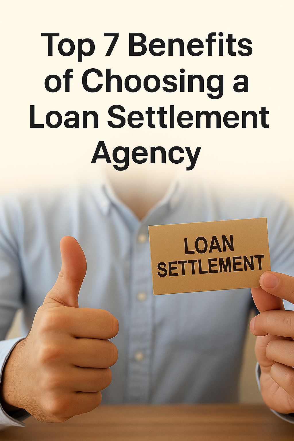 Top 7 Benefits of Choosing a Loan Settlement Agency